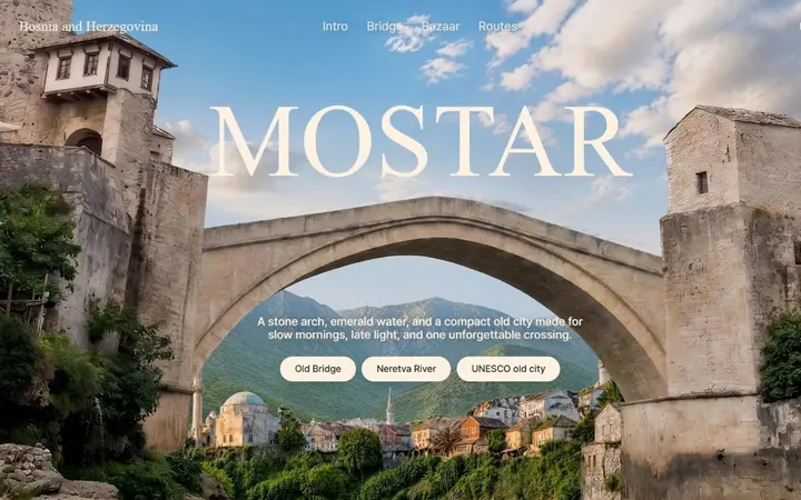 Website-Screenshot: Website · Reise-Storytelling